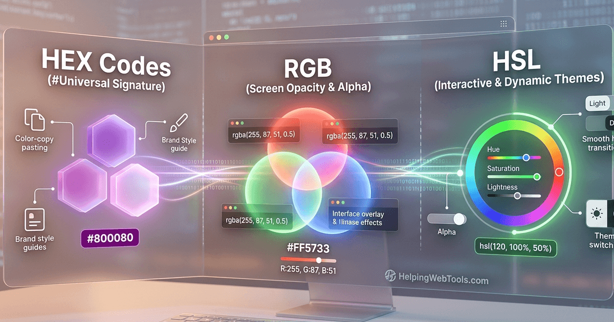 HEX vs. RGB vs. HSL: Which Color Code Should You Use?